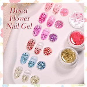 Dried Flower Nail Gel 8ml Gel Nail Polish LILYCUTE 