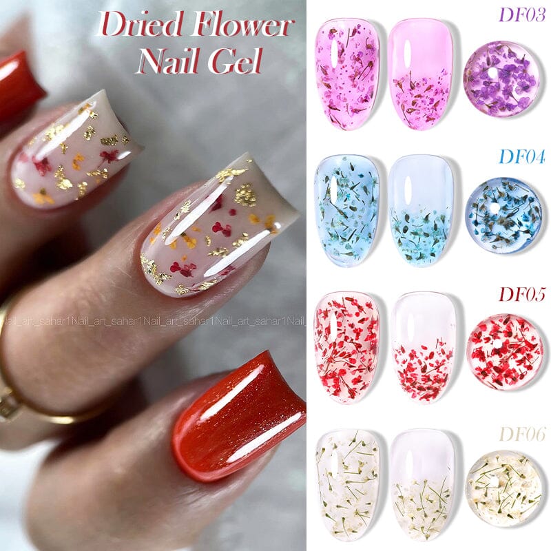 Dried Flower Nail Gel 8ml Gel Nail Polish LILYCUTE 