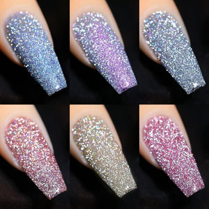 6 Colors Glitter Reflective Gel T05 Cloud 7ml Gel Nail Polish BORN PRETTY 