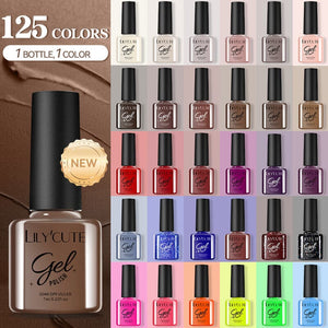 3pcs 7ml Color Gel Polish Set Gel Nail Polish LILYCUTE 