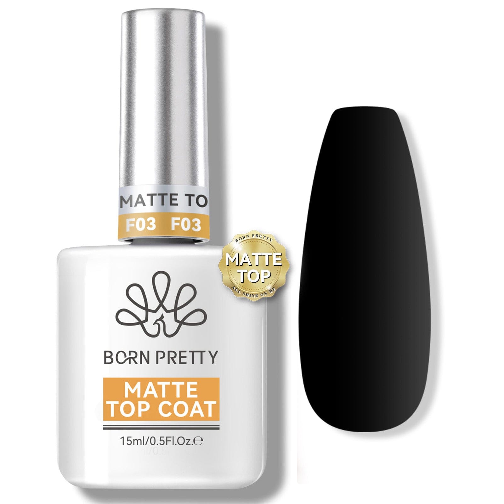 Matte Top Coat 15ml Gel Nail Polish BORN PRETTY 
