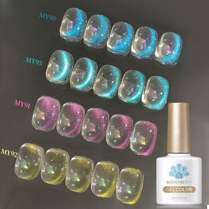 Auroras Cat Magnetic Gel Polish MY92 Angel Tears 10ml Gel Nail Polish BORN PRETTY 