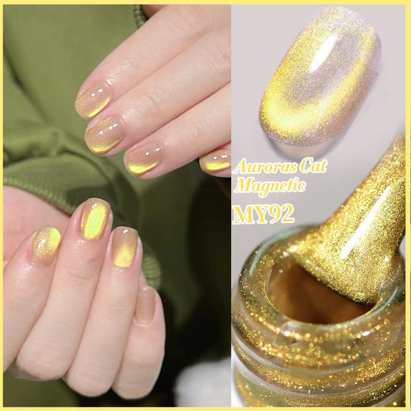 Auroras Cat Magnetic Gel Polish Angel Tears 10ml Gel Nail Polish BORN PRETTY MY92 
