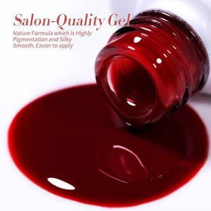 6 Colors Wild Roses Jelly Gel Polish Set 7ml Gel Nail Polish BORN PRETTY 