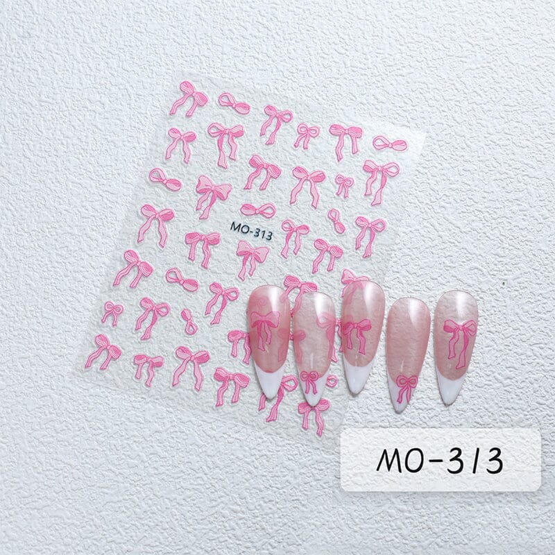 Bowknot 3D Nail Sticker MO-313 Nail Art No Brand 