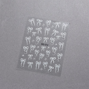 Bowknot 3D Nail Sticker MO-313 Nail Art No Brand 