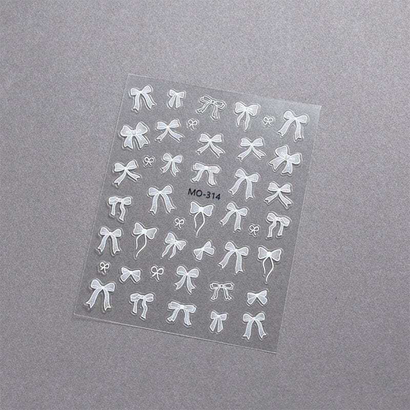 Flowers 3D Nail Sticker MO-284 Nail Art No Brand 