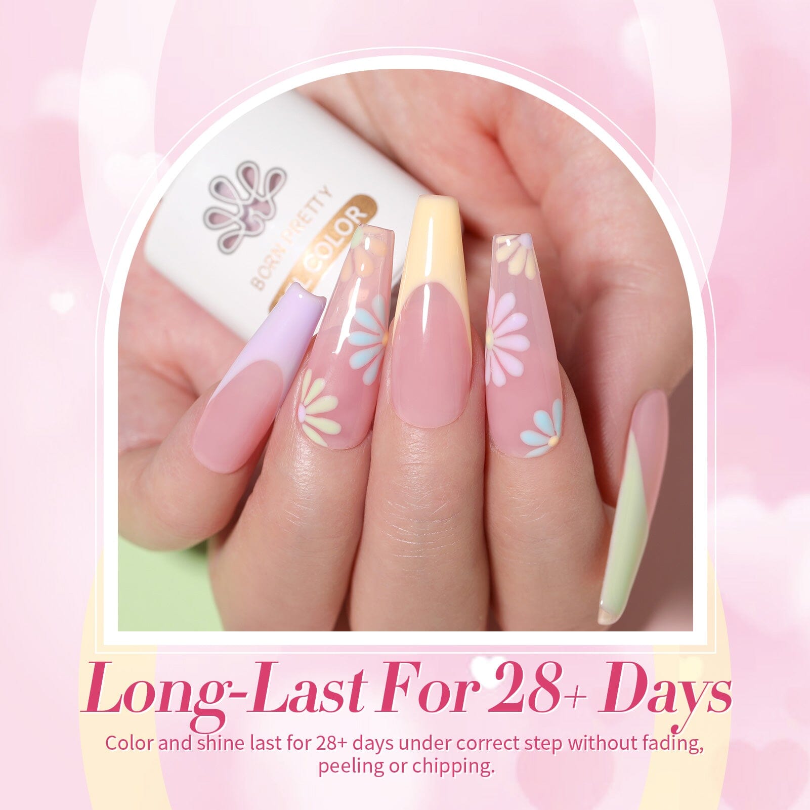 6 Colors Gel Polish Set Candy Paradise 7ml Gel Nail Polish BORN PRETTY 