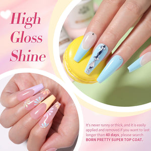 6 Colors Gel Polish Set Candy Paradise 7ml Gel Nail Polish BORN PRETTY 
