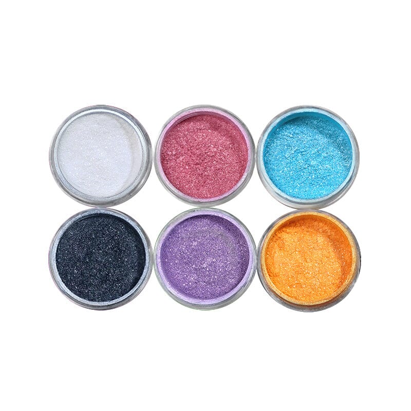 6 Boxes Pearly Gradient Nail Powder #02 Clearance No Brand 