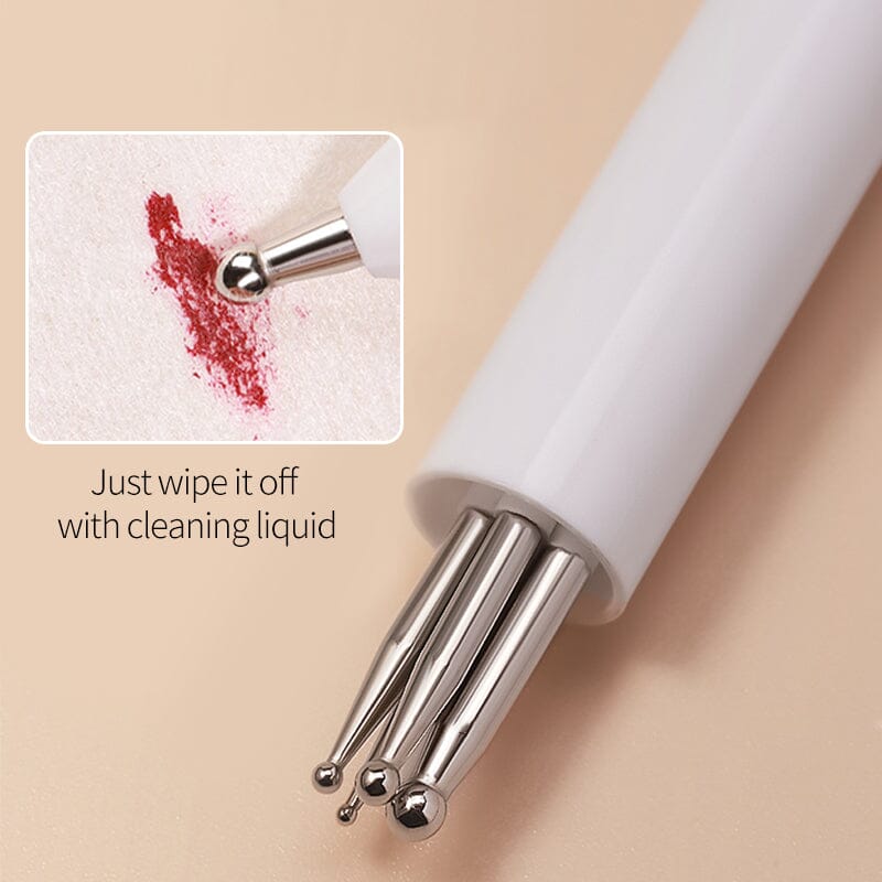 4 in 1 Nail Art Dotting Pen Rhinestone Picker Tools & Accessories No Brand 