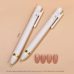 4 in 1 Nail Art Dotting Pen Rhinestone Picker Tools & Accessories No Brand 