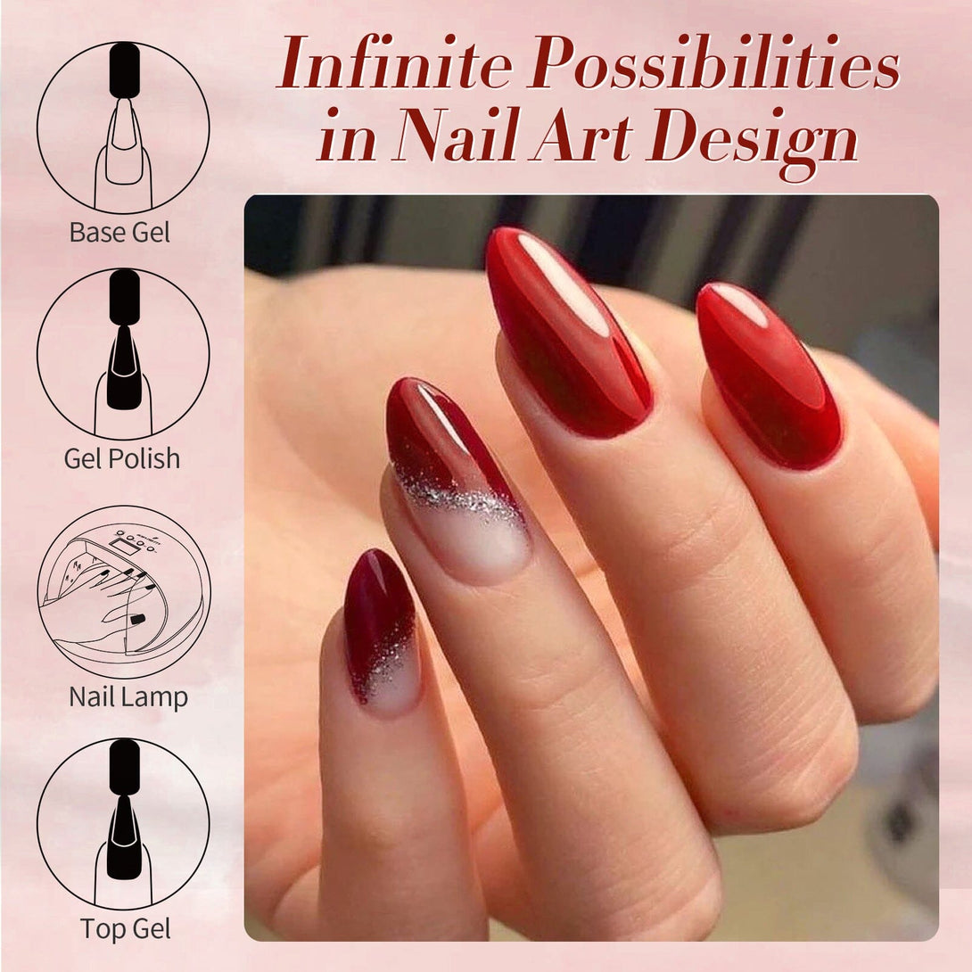 Hema-Free Red Color Gel Polish #39 15ml Gel Nail Polish BORN PRETTY 