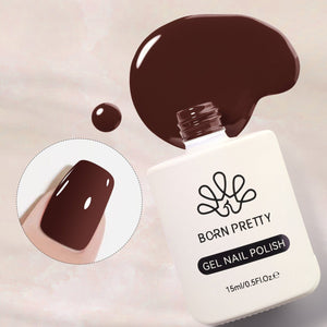Hema-Free Brown Color Gel Polish #46 15ml Gel Nail Polish BORN PRETTY 