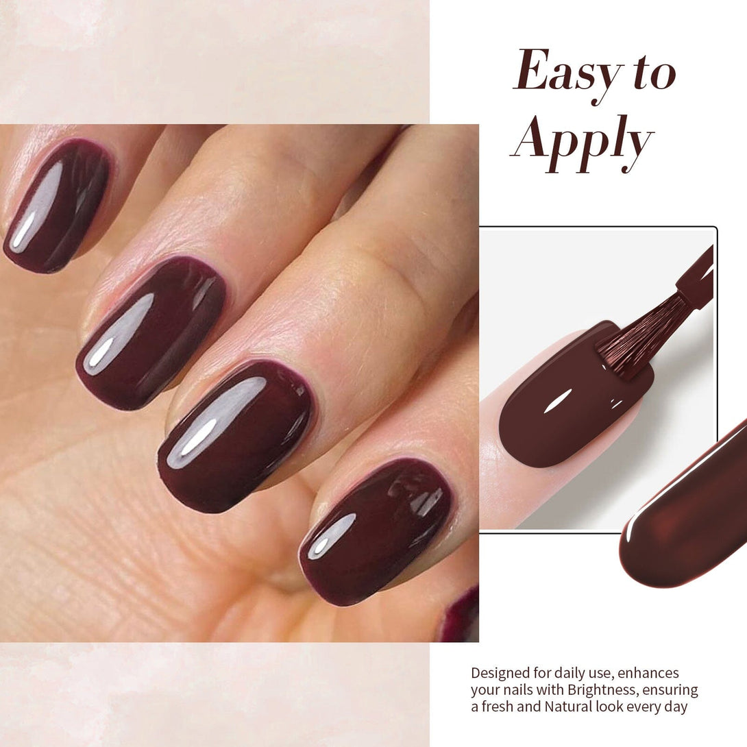 Hema-Free Brown Color Gel Polish #46 15ml Gel Nail Polish BORN PRETTY 