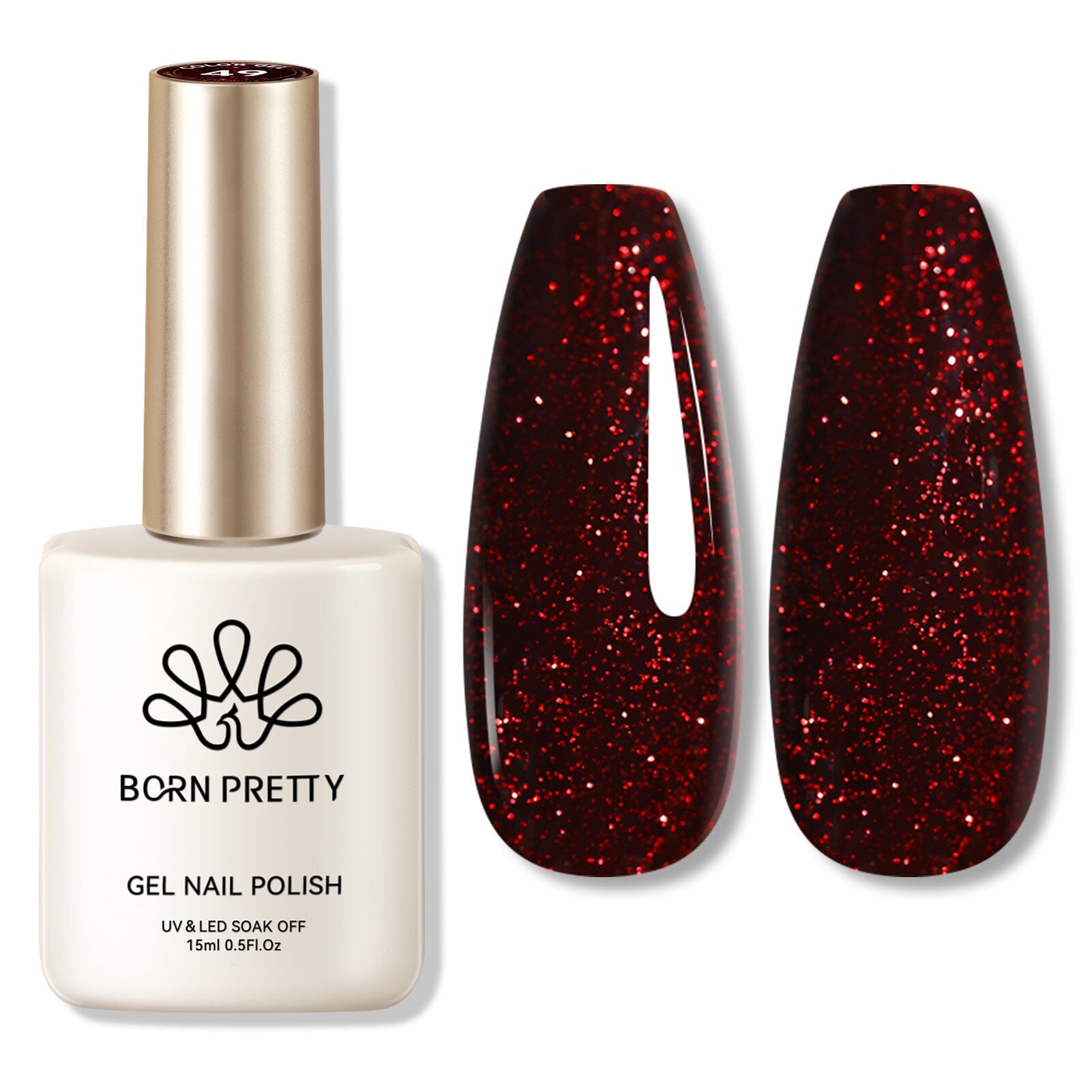 Hema-Free Color Gel Polish #49 15ml Gel Nail Polish BORN PRETTY 