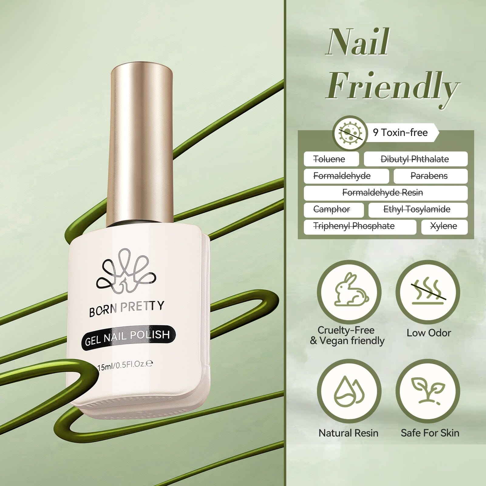 Hema-Free Color Gel Polish #31 15ml Clearance BORN PRETTY 