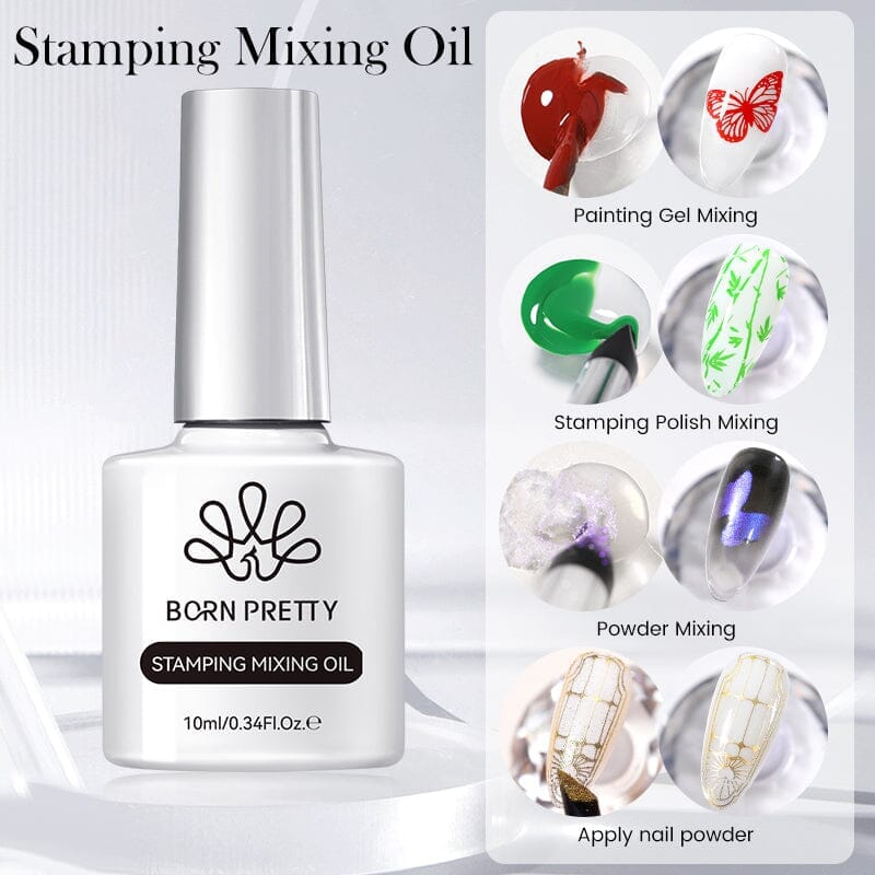 Nail Stamping Polish 10ml Stamping Nail BORN PRETTY Stamping Mixing Oil 