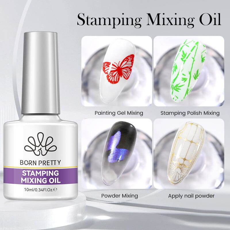 Stamping Mixing Oil 10ml Nail Art BORN PRETTY 
