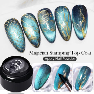 Nail Stamping Polish 10ml Stamping Nail BORN PRETTY Magician Stamping Top Coat 