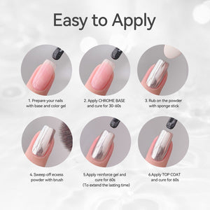 Chrome Base 15ml Gel Nail Polish BORN PRETTY 