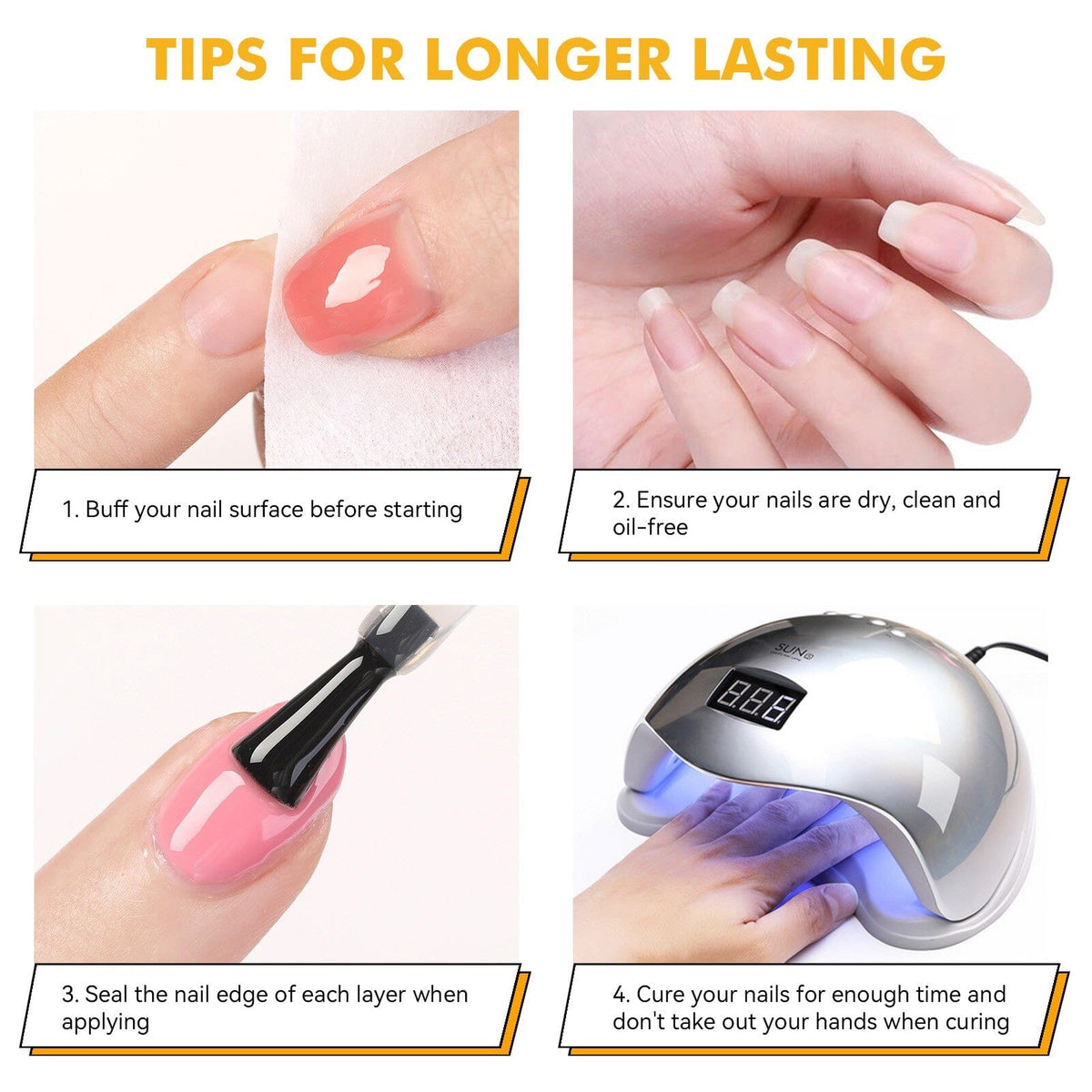 32 Colors Gel with 4pcs Base Top Coat Set #01 7ml Gel Nail Polish LILYCUTE 