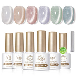 6 Colors Cat Magnetic Gel M28 Twilight 7ml HEMA/TPO FREE Gel Nail Polish BORN PRETTY 