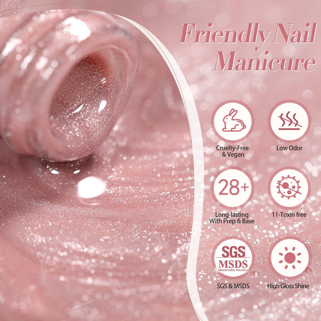 6 Colors Milky Jelly Cat Magnetic Gel Polish Set 7ml Gel Nail Polish BORN PRETTY 