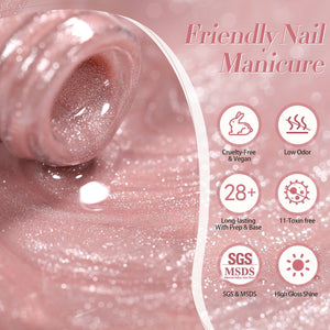 6 Colors Milky Jelly Cat Magnetic Gel Polish Set 7ml Gel Nail Polish BORN PRETTY 