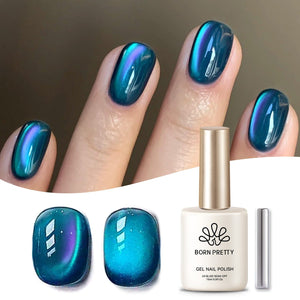Sea Blue Cat Magnetic Gel Polish 15ml Gel Nail Polish BORN PRETTY 
