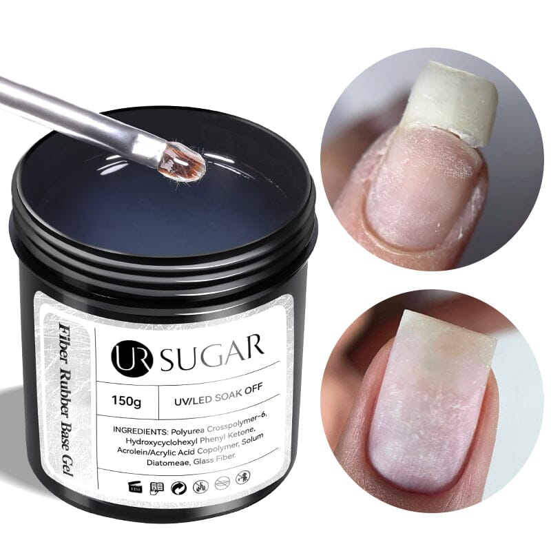 Fiber Rubber Base Gel 150g Base & Top Coat UR SUGAR 