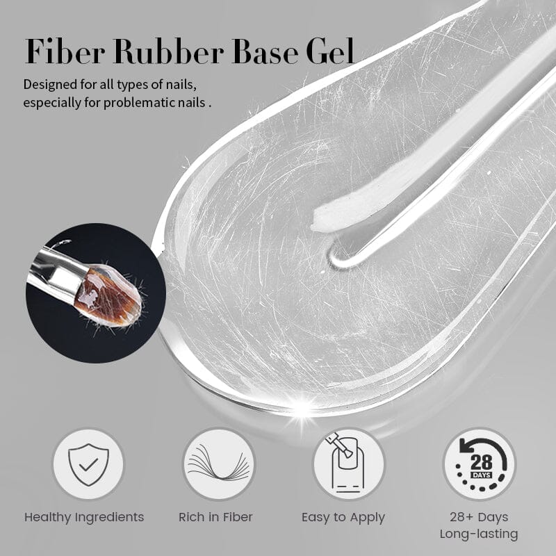 Fiber Rubber Base Gel 150g Base & Top Coat UR SUGAR 