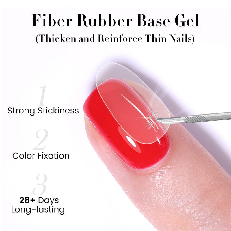 Fiber Rubber Base Gel 150g Base & Top Coat UR SUGAR 