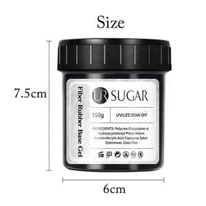 Fiber Rubber Base Gel 150g Base & Top Coat UR SUGAR 