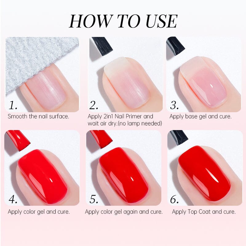 2 in 1 Nail Primer 15ml Clearance UR SUGAR 