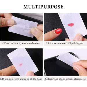 450pcs Nail Cleaning Cotton Pads Tools & Accessories No Brand 