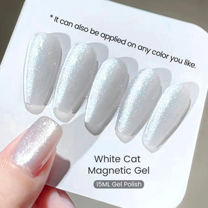 White Cat Magnetic Gel 15ml Gel Nail Polish UR SUGAR 