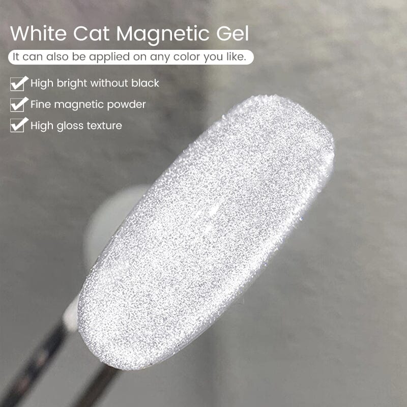 White Cat Magnetic Gel 15ml Gel Nail Polish UR SUGAR 