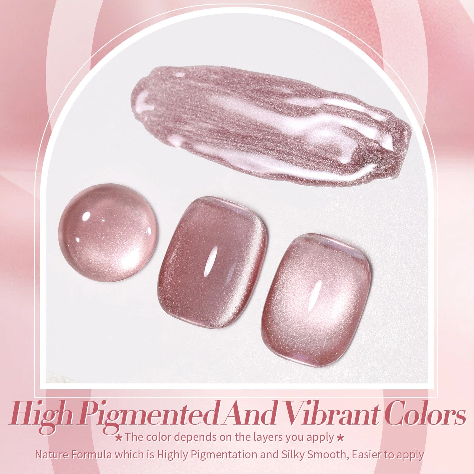 Moonlight Cat Magnetic Gel Polish Dried-rose 15ml Gel Nail Polish BORN PRETTY 