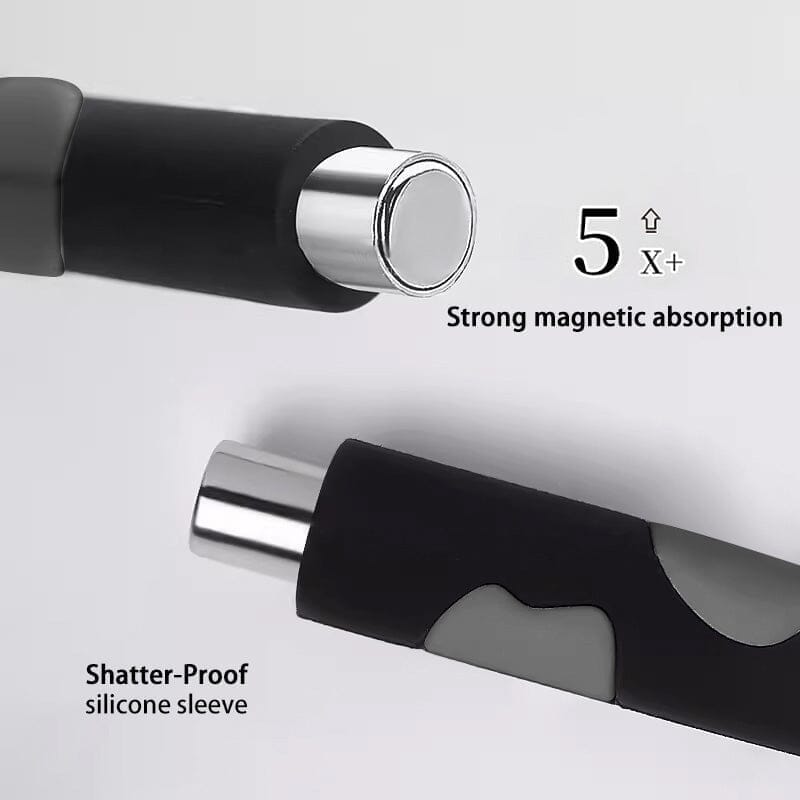 Cylindrical Magnetic Stick Cute Cat Paw Handle Black Tools & Accessories No Brand 
