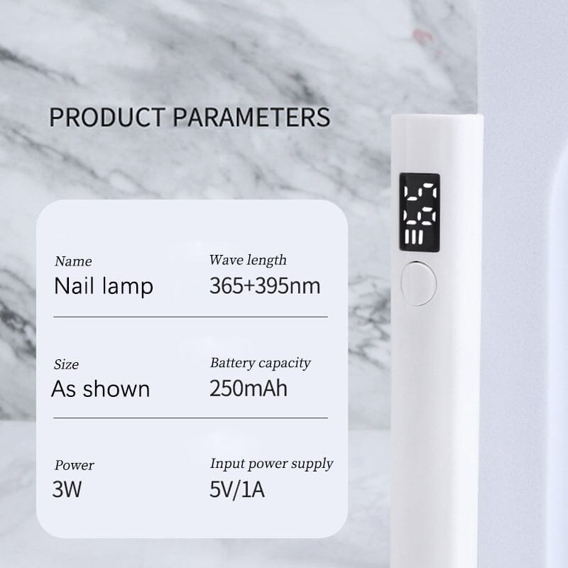 Handheld Mini Nail Lamp Tools & Accessories No Brand 