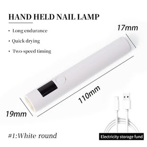 Handheld Mini Nail Lamp Tools & Accessories No Brand 