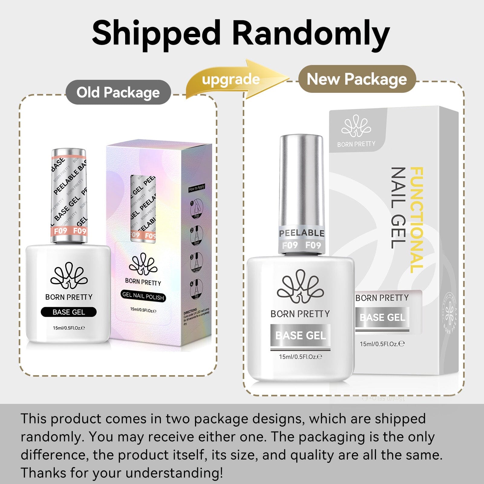 Peelable Base Gel 15ml Gel Nail Polish BORN PRETTY 