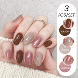 3pcs Color Gel Set 15ml Gel Nail Polish UR SUGAR 13 