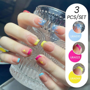 3pcs Color Gel Set 15ml Gel Nail Polish UR SUGAR 16 