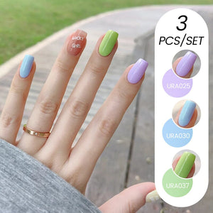 3pcs Color Gel Set 15ml Gel Nail Polish UR SUGAR 18 