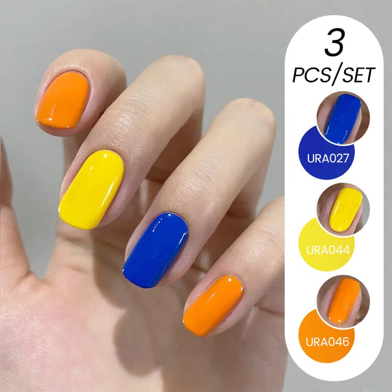 3pcs Color Gel Set 15ml Gel Nail Polish UR SUGAR 19 