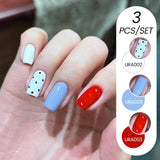 3pcs Color Gel Set 15ml Gel Nail Polish UR SUGAR 04 