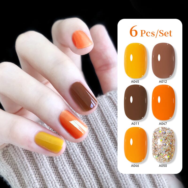 6pcs 15ml Nail Gel Set Gel Nail Polish UR SUGAR Set 11 