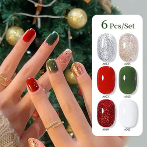6pcs 15ml Nail Gel Set Gel Nail Polish UR SUGAR Set 13 